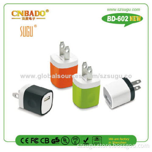 2014 Professional USB Charger for iPhone, 1A Current
